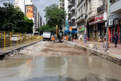 Se reemplazó el asfalto por hormigón (Foto: Prensa GCBA)