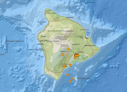 Se registraron 92 sismos en Hawái en las últimas 24 horas