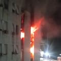 Se incendió el Edificio Libertad de la Armada, en el barrio de Retiro