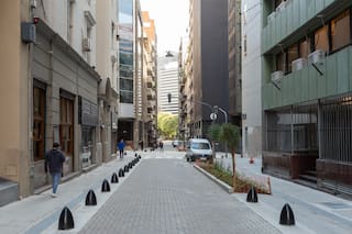 Renovaron dos calles del microcentro porteño