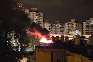 Reportaron que algunos misiles impactaron en el centro de Israel