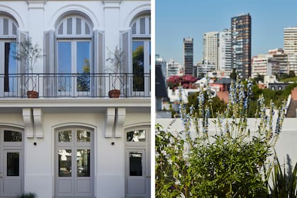Se restauraron el exterior y los balcones para relucir las columnas empotradas y las molduras.