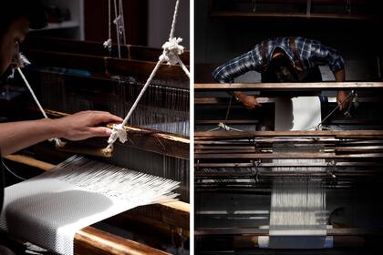 Se trata de uno de los últimos lugares del mundo que produce textiles de autor con herramientas manuales.
