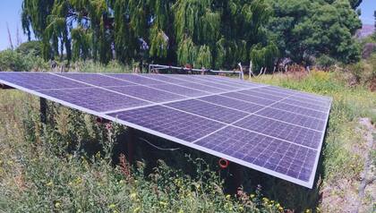 Se utilizan energías renovables para la obtención de agua de riego subterránea