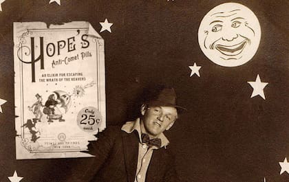 Se vendieron pastillas, bebidas y ungüentos que aseguraban protección ante el cometa.