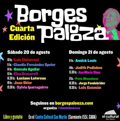 Se viene la cuarta edición del #BorgesPalooza