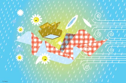 Se viene la primavera, con lluvia