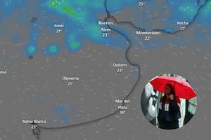 Lluvias intensas y descenso de temperaturas en la ciudad de Buenos Aires