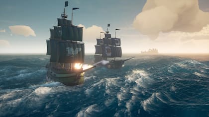 Sea of Thieves usa el motor de gráficos Unreal, lo que se hace evidente en el realismo del mar