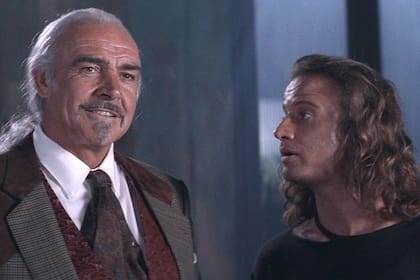 Sean Connery y Cristopher Lambert, los actores de Highlander II, una malograda secuela que se rodó en Buenos Aires.