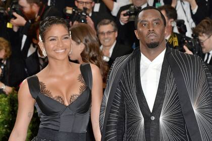 Sean "Diddy" Combs y Casandra "Cassie" Ventura, en 2017