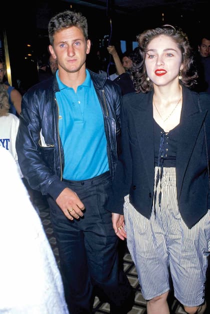 Sean Penn and Madonna; la diva dedicó su álbum True Blue a quien era, en ese tiempo, su marido