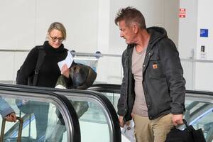 Tras 13 años separados, Sean Penn y Robin Wright fueron vistos juntos en un aeropuerto