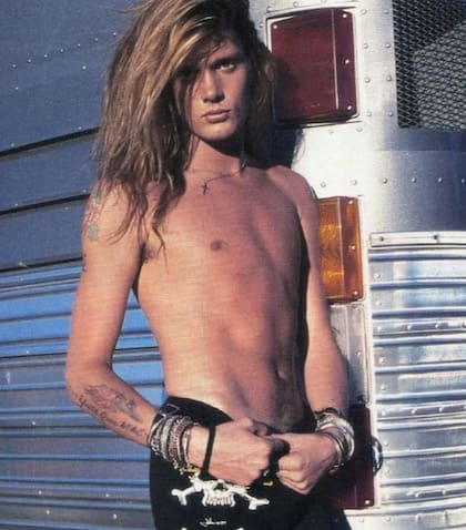 Sebastian Bach era el rockstar del momento (Foto: @vobojeongtzu)