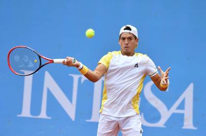 Sebastián Báez debutó en Eastbourne con una valiosa victoria