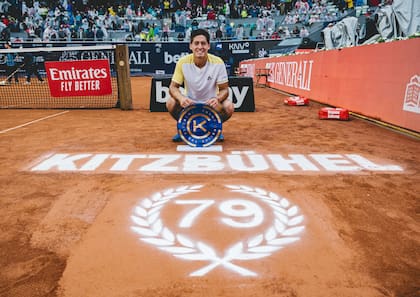 Sebastián Báez ganó hace pocas semanas Kitzbühel y luego Winston Salem; lleva tres título en 2023