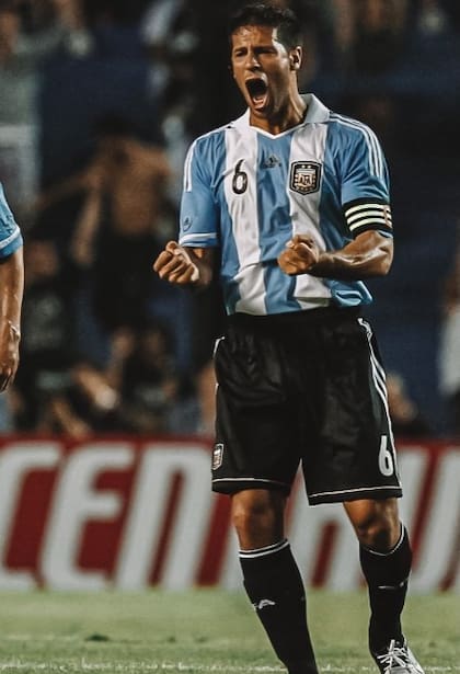Sebastián Domínguez fue capitán en la selección argentina