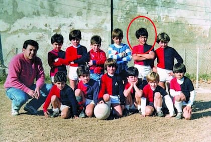 Sebastián Domínguez se radicó en Rosario a los cuatro años y, más tarde, debutaría en la Primera División de Newell's
