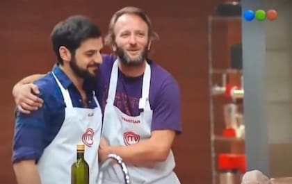 Sebastián en el reality Masterchef, en 2015