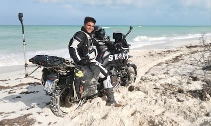 Sebastián en la Isla Blanca, en Quintana Roo,
México