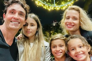 Sebastián Estevanez mostró la tierna reacción de sus hijos al conocer a su hermanito