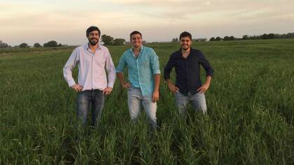 Sebastián Galdeano, Marcos y Tomás Alvarado, los creadores de la aplicación