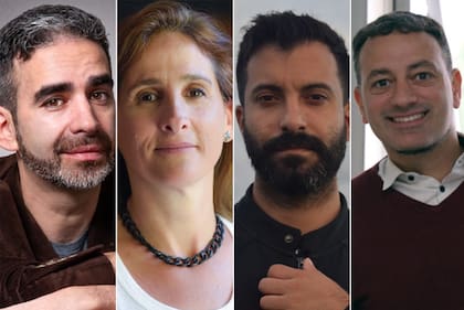 Sebastián Grimberg, Alisa Lein, Cristian Godoy y Nicolás Turdera