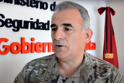 Sebastián Ibáñez, comandante de la brigada de montaña de Salta