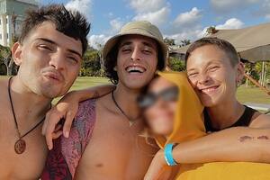 Sebastián Lastra, Benjamín Gamond y Macarena González