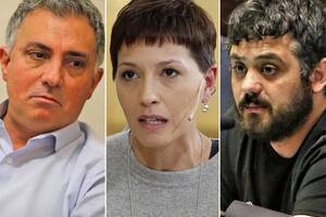 Sebastián Pareja, Mayra Mendoza y Facundo Tignanelli