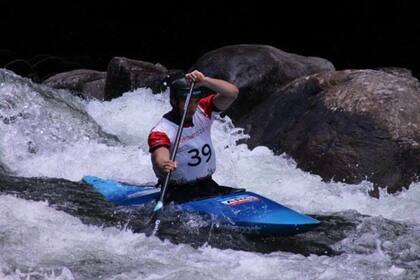 Sebastián Rossi estará en la canoa del slalom individual