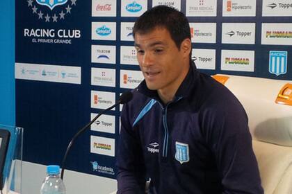 Sebastin Saja dijo que el plantel de Racing tiene un objetivo