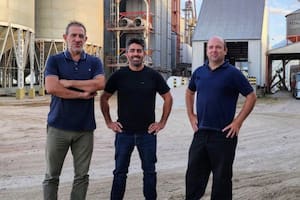 Sebastián Valero, Joaquín Arco y Santiago Negri, los fundadores de Uagri