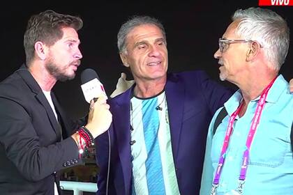 Sebastián Vignolo, Oscar Ruggeri y Gary Lineker: ambos jugadores se enfrentaron en México 86