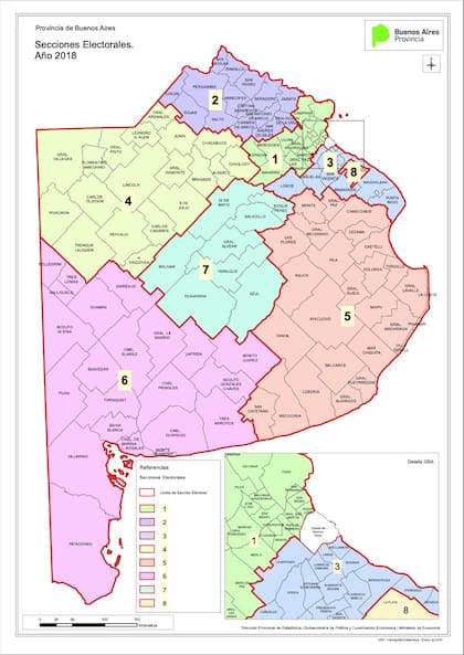Secciones electorales de la provincia de Buenos Aires