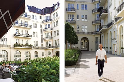 Harald vive en el barrio de Charlottenburg, más precisamente en Haus Cumberland: un edificio gigante de 1911 con pasado de hotel, dependencia de gobierno, abandono y desarrolladores donde hoy hay cientos de pequeños, pero coquetos departamentos.