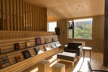 Sector de lectura en el nuevo Explora El Chaltén