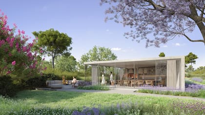 Sector de parrilla y fogonero para compartir junto a familia y amigos.