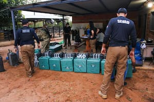 Secuestraron 947 kilos de cocaína que iban a ser transportados por la hidrovía