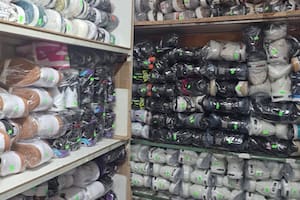 Secuestraron 5000 pares de zapatillas y mercadería apócrifa