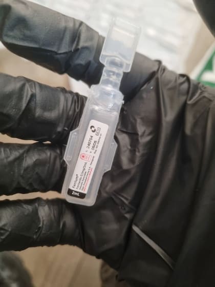 Secuestro de 500 ampollas de fentanilo
