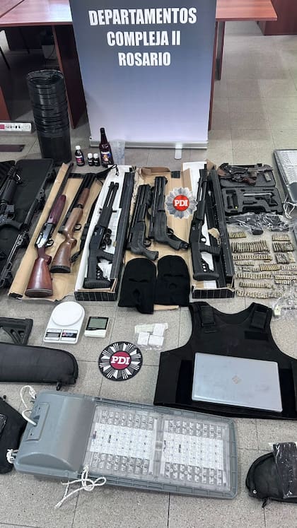 Secuestro de armas en manos de narcos en Santa Fe