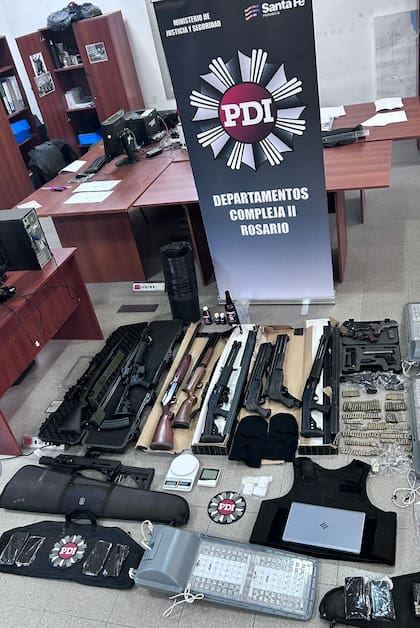 Secuestro de armas en manos de narcos en Santa Fe