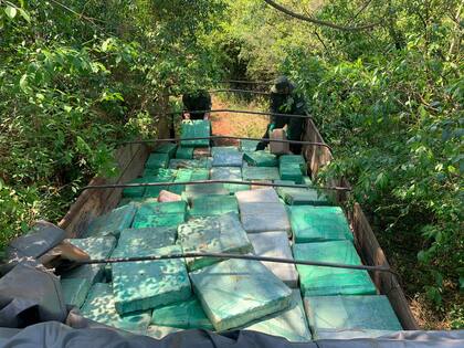 Secuestro de casi nueve toneladas de marihuana en Misiones
