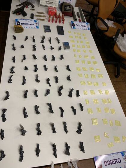 Secuestro de drogas en la villa La Cava, en San Isidro