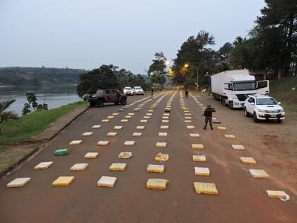 Secuestro de más de cuatro toneladas de marihuana