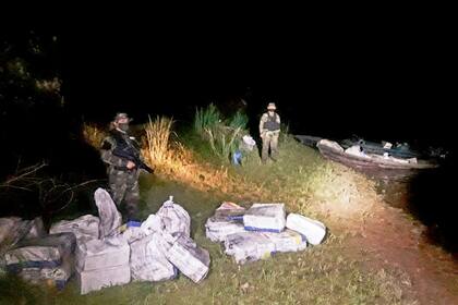 Secuestro de más de una tonelada de marihuana en Ita Ibaté, Corrientes
