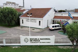 Sede de la Escuela nacional de Pesca, en Mar del Plata