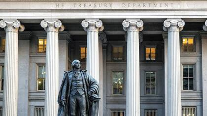 Sede del Departamento del Tesoro de Estados Unidos en Washington.