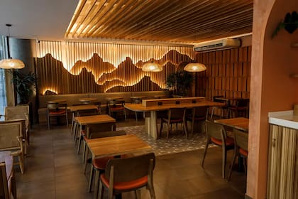 Sediana en el primer local de Juan Valdez en Buenos Aires.